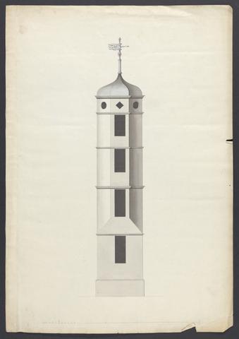 James Wyatt Cobham Hall, Kent: Elevation of Tower