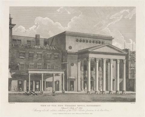 unknown artist View of the New Theatre Royal, Haymarket