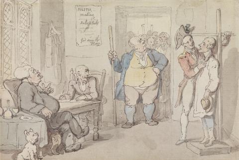 Thomas Rowlandson The Recruiting Officer