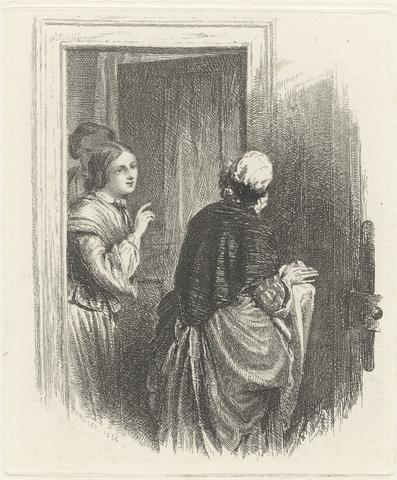 John Calcott Horsley Women at a Door
