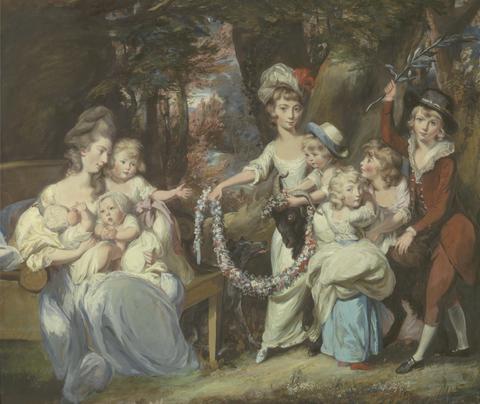 Daniel Gardner Mrs. Justinian Casamajor and Eight of her Children