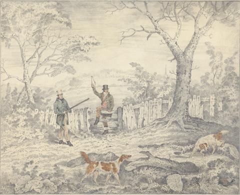 Edwin Gill Setters and Pheasant