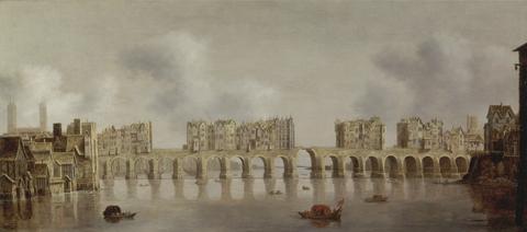 Claude de Jongh View of London Bridge