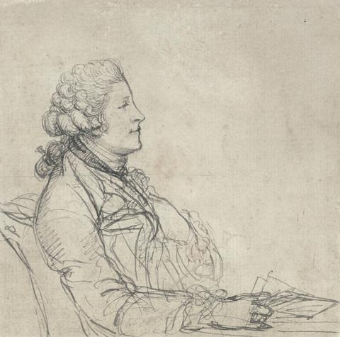 Richard Cosway Profile Study of a Young Man