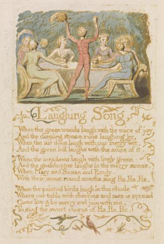 William Blake Songs of Innocence, Plate 28, "Laughing Song" (Bentley 15)