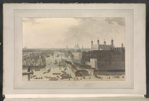 To George Dance Esquire R.A., architect to the city of London, &c., these six views of the metropolis of the British Empire are respectfully dedicated / by William Daniell.