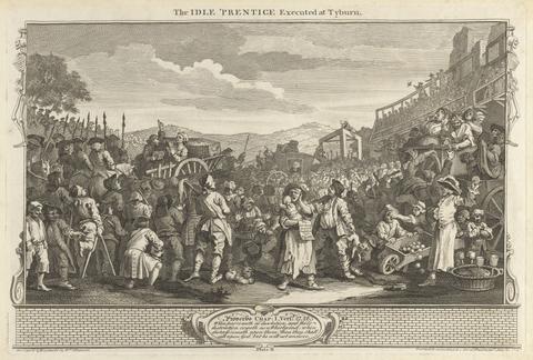Plate 11, The Idle 'Prentice Executed at Tyburn