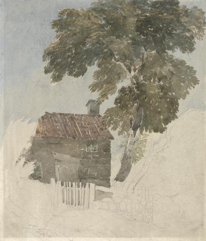 David Cox Cottage and Trees