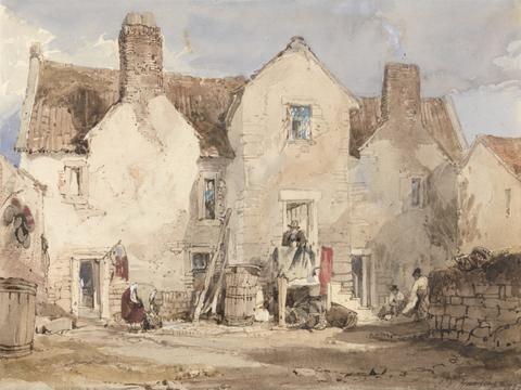 James Duffield Harding Fishermen's Houses at Sculcoats near Hull, Yorkshire