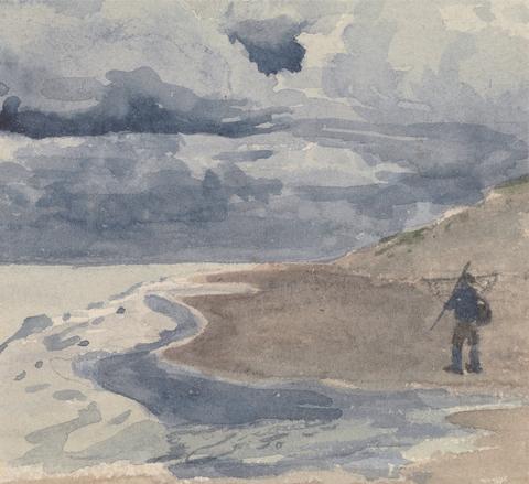 William Collins Landscape with Man on Beach