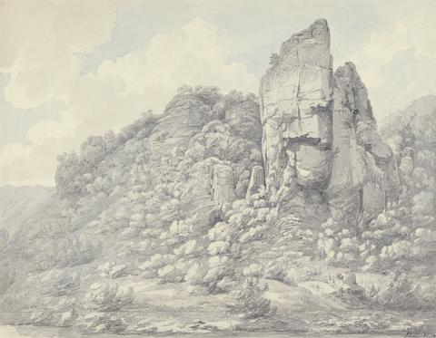 John Webber Rocks in Derbyshire