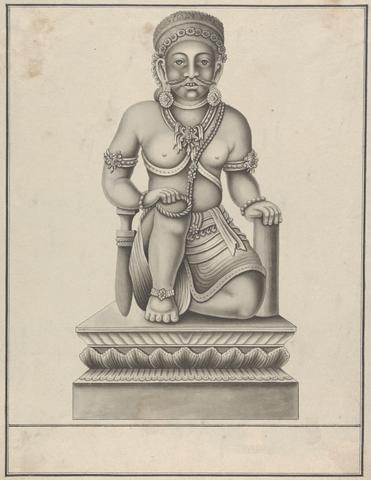 unknown artist Indian Statue