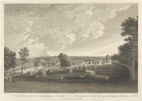 John Wood A View of the Gardens of Thomas Hart Esq. at Warfield in Berkshire