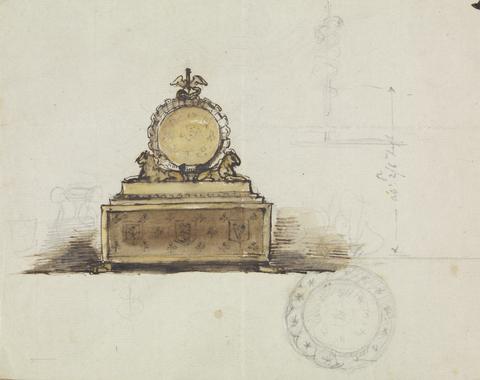 Robert Smirke Study for a Piece of Furniture