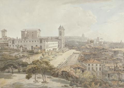 William Pars A View of Rome Taken from the Pincio