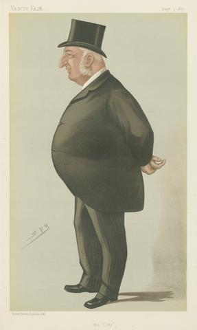 Leslie Matthew 'Spy' Ward Politicians - Vanity Fair 'the City'. Mr. James Cotton. September 5, 1885