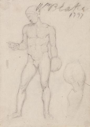 unknown artist Classical Male Nude