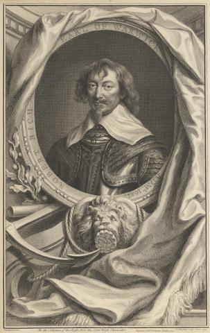 Jacobus Houbraken Robert Rich, 2nd Earl of Warwick