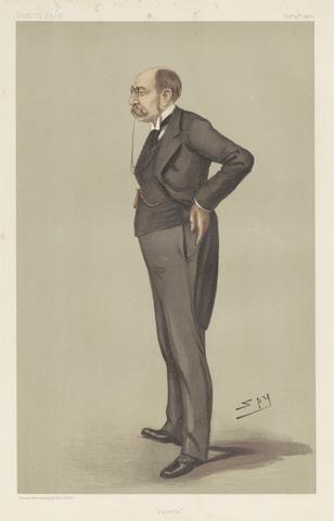 Leslie Matthew 'Spy' Ward Vanity Fair: Legal; 'Patents', Mr. John Fletcher Moulton, October 4, 1900
