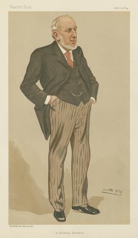 Railway Officials - Vanity Fair. 'a Railway Director'. Mr. Charles Grey Mott. 14 June 1894
