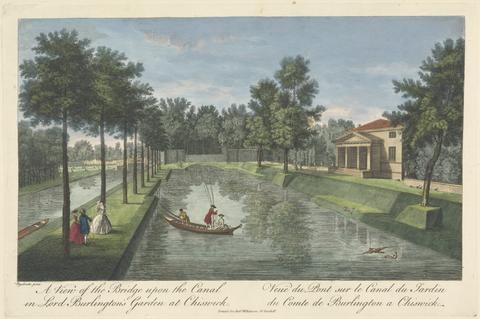 unknown artist A View of the Bridge upon the Canal in Lord Burlington's Garden at Chiswick