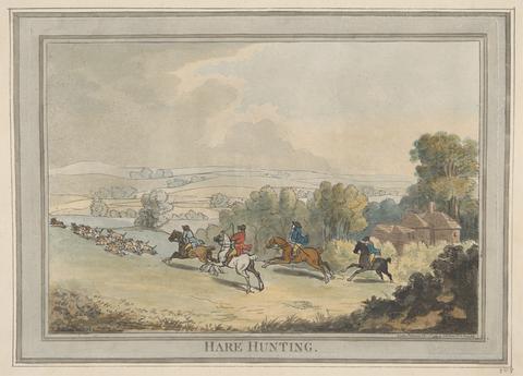 Thomas Rowlandson Hare Hunting