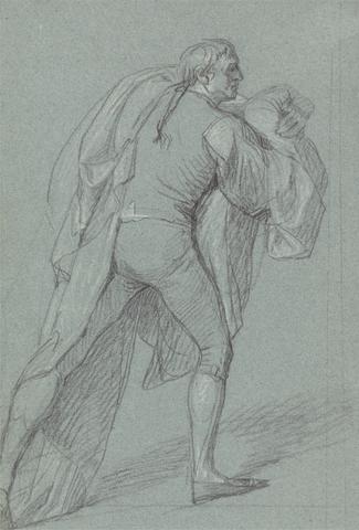 John Singleton Copley Figure Study for the Painting of the Victory of Lord Duncan: Study for Sailor Bearing the Dutch Flag