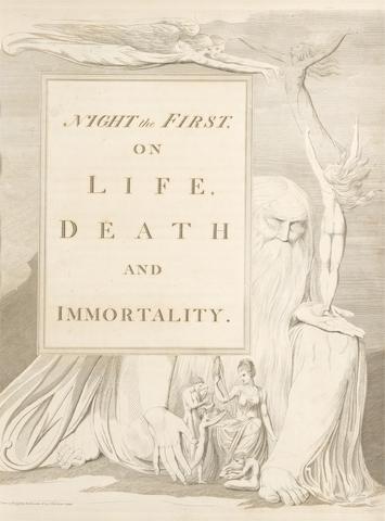 William Blake The Complaint and the Consolation; or Night Thoughts (and title page)