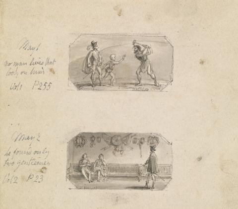 Thomas Stothard May 1st: No Man Lives That Looks on Him (Vol. 1, p. 255) May 2nd: He Found Only Two Gentlemen (Vol. 2, p. 23)