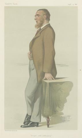 Theobald Chartran Polititians - Vanity Fair 'Proper self-sufficiency'. Mr. Leonard Henry Courtney. September 25, 1880