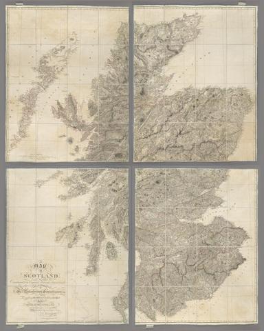 Arrowsmith, Aaron, 1750-1823, cartographer. Map of Scotland :