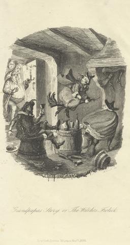 unknown artist Grandpapa's Story or The Witches Frolick