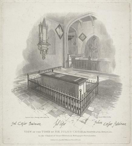 unknown artist View of the Tomb of Sir Julius Caesar