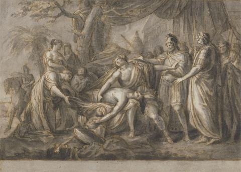 Gavin Hamilton Achilles Lamenting the Death of Patroclus