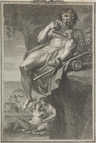 Francesco Bartolozzi RA Polyhemus, Playing The Panpipes For Galatea