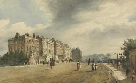 Frederick Nash Apsley House and Piccadilly ... from Hyde Park Corner