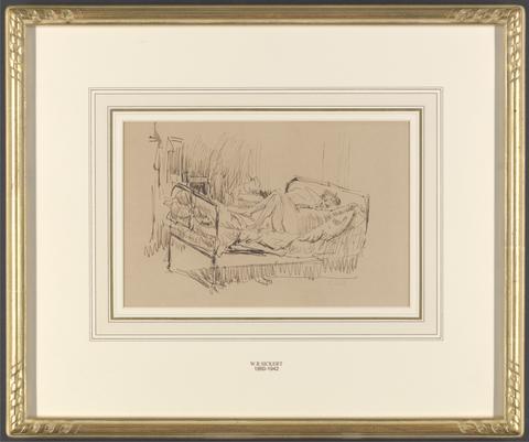 Walter Richard Sickert Female Nude on a Bed
