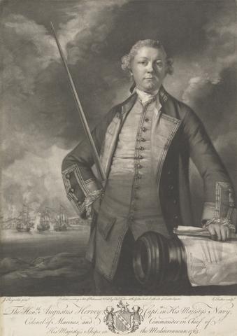 Edward Fisher The Honorable Augustus Hervey, Captain in his Majesty's Navy