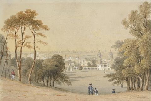 F. Norice Greenwich, London in the Distance