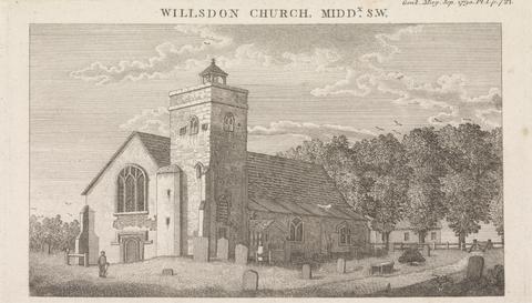 unknown artist Willsdon Church, Middlesex