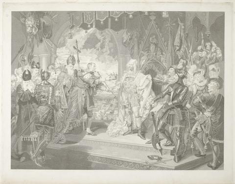 Benjamin West King Richard II Act IV, Scene I: "King Richard, Bolingbroke, Yorke, etc."