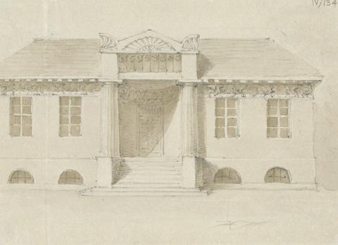 Sir Robert Smirke the younger Sketch of a Public Building