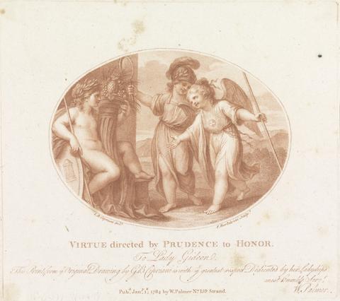 Francesco Bartolozzi RA Virtue Directed By Prudence To Honor