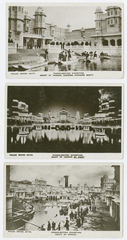  [3 postcards from the Franco-British Exhibition].