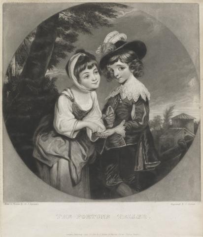 Charles Turner Lord Henry and Lady Charlotte Spencer : 'The Fortune Teller'