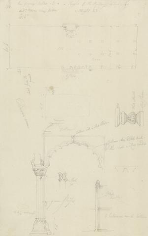 Thomas Daniell Architectural Diagrams and Studies