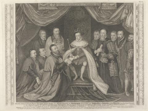 George Vertue Edward VI and His Court