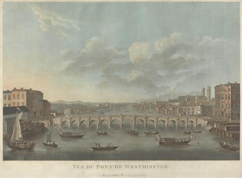 Pierre Michel Alix View du Pont de Westminster