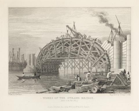 George Cooke Works of the Strand Bridge
