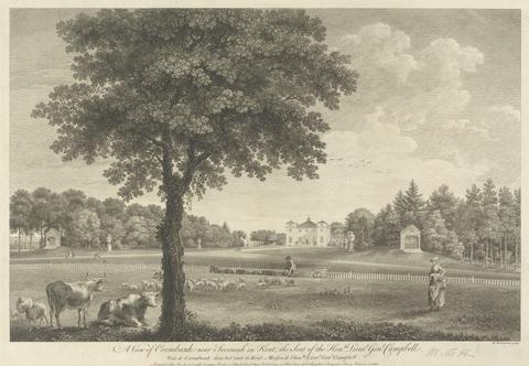 William Woollett A View of Coombank near Sevenoaks in Kent, the Seat of the Hon. Lieut. Gen. Campbell